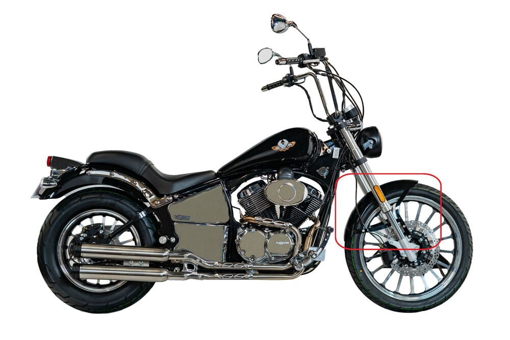 Daytona 250 V Ön Çamurluk Siyah