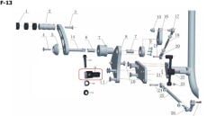 Spyder 250 Ön Basamak Tutucu Sol