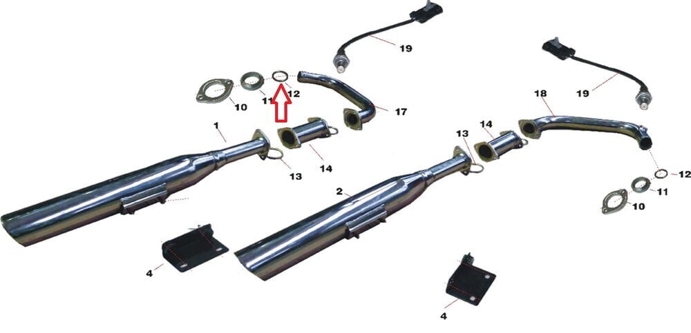 Daytona 125 Hava Filtre Odası Komple