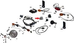 Daytona 250 V Kontak Kilidi