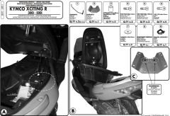 GIVI SR91 KYMCO XCITING R 300I-500I (09-14) ARKA ÇANTA TAŞIYICI