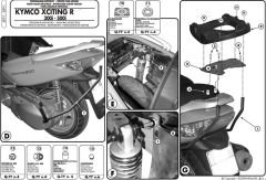 GIVI SR91 KYMCO XCITING R 300I-500I (09-14) ARKA ÇANTA TAŞIYICI
