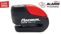 RADIKAL / RK10 Dövme Çelik Onaylı Motosiklet Disk Kilit Alarmı 120db Güçlendirilmiş Su Geçirmez Kilit