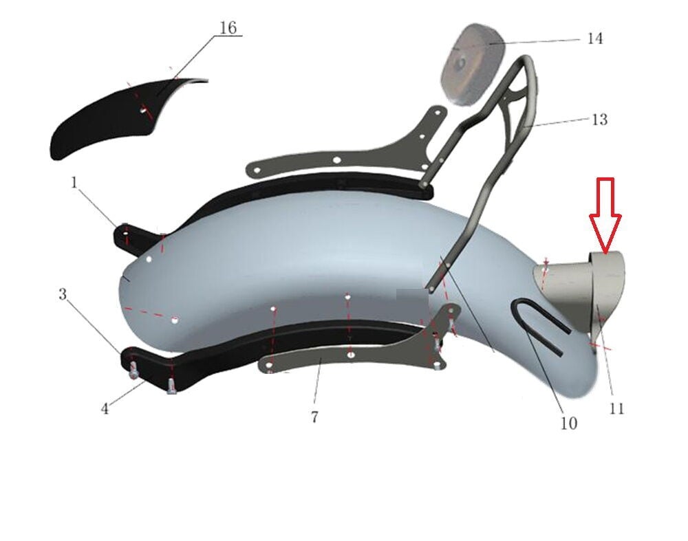 Daytona 125 Stop Çerçevesi