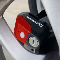 RADIKAL / RK9 Motosiklet Disk Kilit Alarmı 120db Güçlendirilmiş Su Geçirmez Kilit