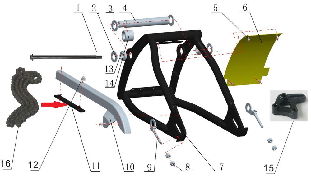 Daytona 250 V Zincir Kaydırıcı Lastiği
