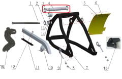 Daytona 125 Mafsal Mil Üst