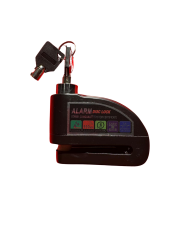 MOTOKIT / 110 Db Siyah Motosiklet Alarmlı Disk Kilidi 6 mm Pim