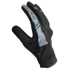 CRAZYBULL EAGLE - Gri / Su ve Rüzgar Geçirmez Kışlık Kadın Motosiklet Eldiveni