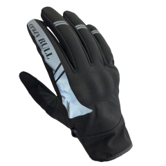 CRAZYBULL EAGLE - Gri / Su ve Rüzgar Geçirmez Kışlık Kadın Motosiklet Eldiveni