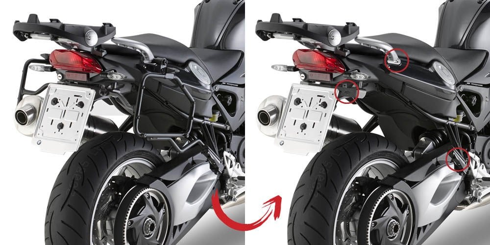 GIVI PLR5109 BMW F 800GT (13-17) YAN ÇANTA TAŞIYICI
