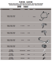 GIVI PLR5109 BMW F 800GT (13-17) YAN ÇANTA TAŞIYICI
