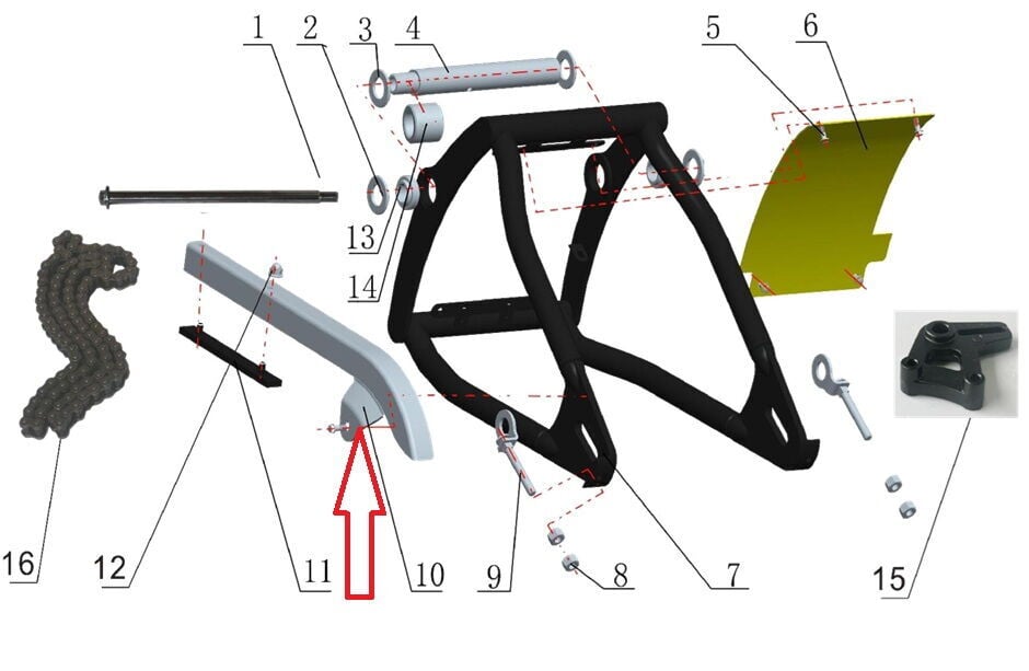 Daytona 125 Zincir Muhafaza