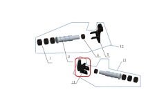 Daytona 125 Arkçı Basamak Braketi Sağ