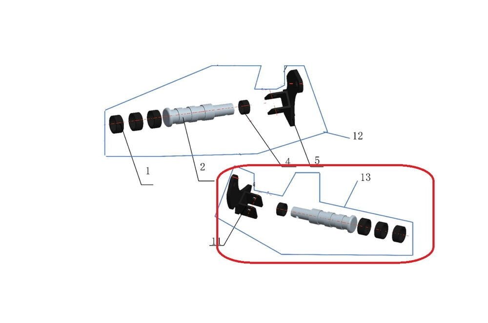 Daytona 125 Arkçı Basamak + Braketi Sağ