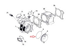F320 Silindir Üst Kapak Oringi