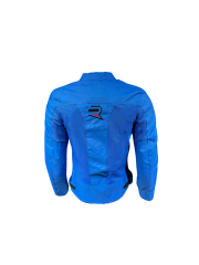 REVERTECH AURA - Mavi / Terletmeyen Fileli Kumaş - Bel, Dirsek ve Sırt Korumalı Motosiklet Montu