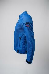 REVERTECH AURA - Mavi / Terletmeyen Fileli Kumaş - Bel, Dirsek ve Sırt Korumalı Motosiklet Montu