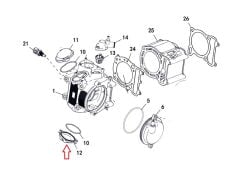 F320 Valf Kapağı Egzoz