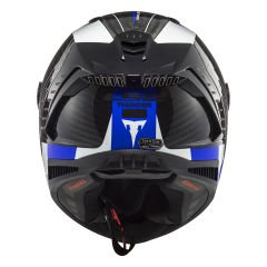 LS2 THUNDER KARBON RACING 1  MAVİ-BEYAZ KASK