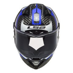 LS2 THUNDER KARBON RACING 1  MAVİ-BEYAZ KASK