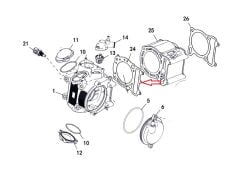 F320 Silindir Üst Conta