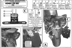 GIVI PL166 HONDA VFR 800 VTEC (02-11) YAN ÇANTA TAŞIYICI