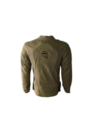 REVERTECH AURA - Haki Yeşil / Terletmeyen Fileli Kumaş - Bel, Dirsek ve Sırt Korumalı Motosiklet Montu