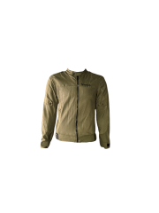 REVERTECH AURA - Haki Yeşil / Terletmeyen Fileli Kumaş - Bel, Dirsek ve Sırt Korumalı Motosiklet Montu