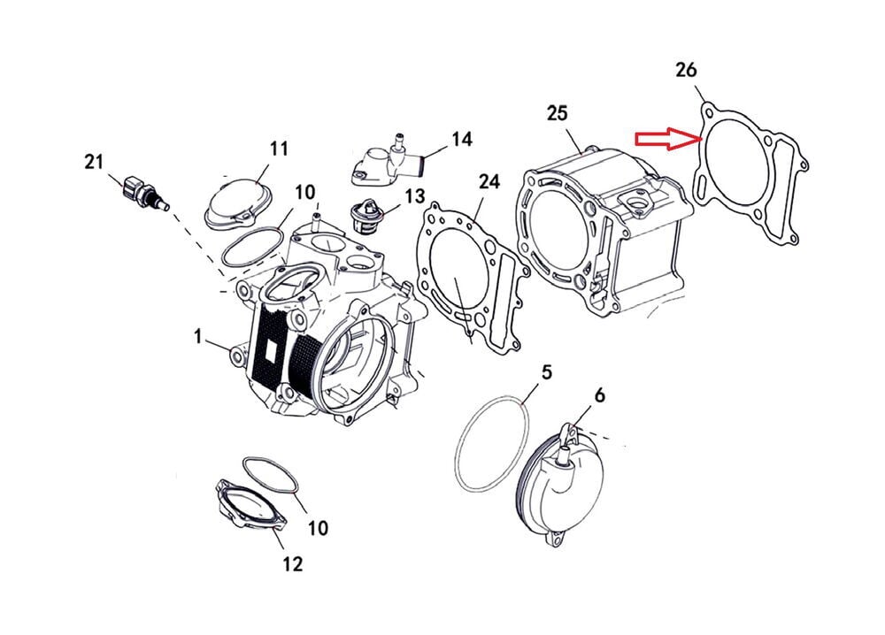 F320 Silindir Alt Conta