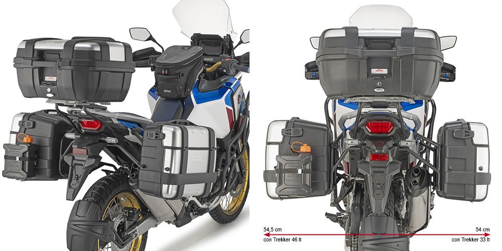 GIVI PLO1178MK HONDA CRF1100L AFRICA TWIN (20-24)-AFRICA TWIN ADV.SPORTS (20-24) YAN ÇANTA TAŞIYICI