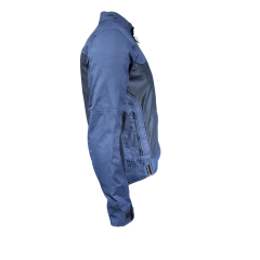 REVERTECH AURA - Lacivert / Terletmeyen Fileli Kumaş - Bel, Dirsek ve Sırt Korumalı Motosiklet Montu