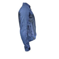 REVERTECH AURA - Lacivert / Terletmeyen Fileli Kumaş - Bel, Dirsek ve Sırt Korumalı Motosiklet Montu