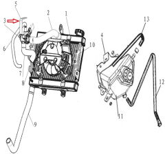 DY 250 Termostat Sabitleme Braketi
