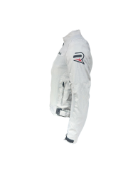 REVERTECH AURA - Beyaz / Terletmeyen Fileli Kumaş - Bel, Dirsek ve Sırt Korumalı Motosiklet Montu