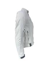 REVERTECH AURA - Beyaz / Terletmeyen Fileli Kumaş - Bel, Dirsek ve Sırt Korumalı Motosiklet Montu