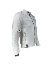 REVERTECH AURA - Beyaz / Terletmeyen Fileli Kumaş - Bel, Dirsek ve Sırt Korumalı Motosiklet Montu