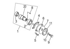 F320 Eksantirik Mili