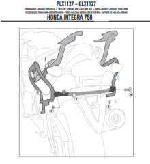 GIVI PLX1127 HONDA INTEGRA 750 (14-15) YAN ÇANTA TAŞIYICI