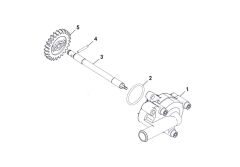 F320 Devir Daim Su Pompa Kapağı Komple