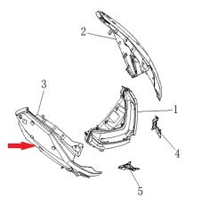 Xsuv 250 Kafa Grenajı Alt Plastik Sağ