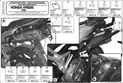 GIVI PLX166 HONDA VFR 800 VTEC (02-11) YAN ÇANTA TAŞIYICI
