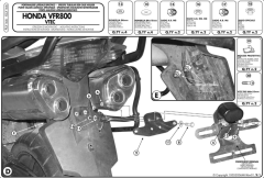 GIVI PLX166 HONDA VFR 800 VTEC (02-11) YAN ÇANTA TAŞIYICI
