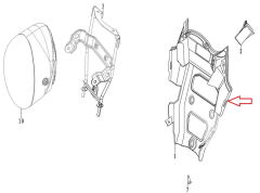 DY 250 Far Arka Baglantı Braketi