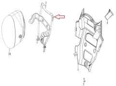 DY 250 Far Montaj Braketi
