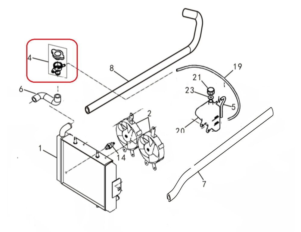 F320 Radyatör Kapağı