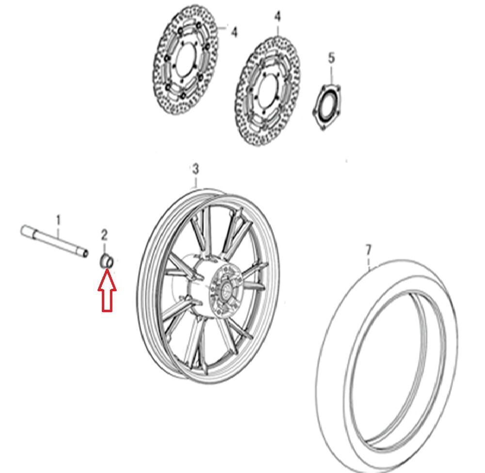 DY 250 Ön Teker Mil Burç