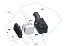 Daytona 250 V Hava Filtre Kutusu Komple