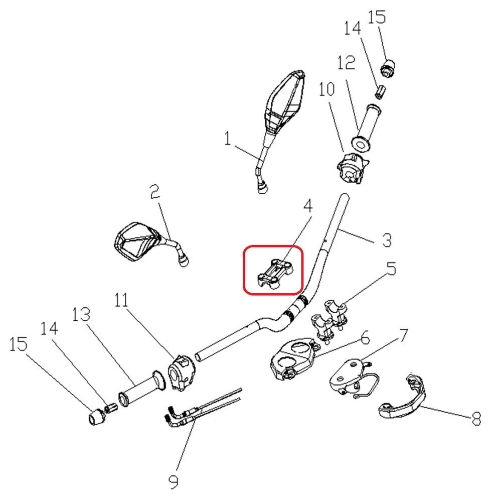 Xsuv 125 Gidon Üst Bağlantı