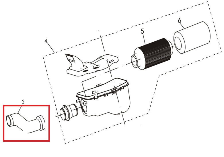 F320 Hava Filtre Borusu